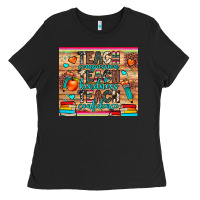 Black teach compassion kindness confidence Ladies Tee - JahusDesignShop