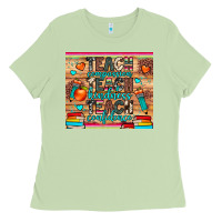 Matcha teach compassion kindness confidence Ladies Tee - JahusDesignShop