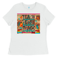 White teach compassion kindness confidence Ladies Tee - JahusDesignShop
