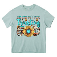 Arona i'm just out here trusting god Heavy Core Tee - JahusDesignShop