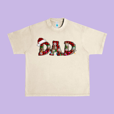 Christmas Dad Urban Heavy Tee Designed By Adodesignshop