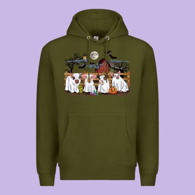 Halloween Pigs Premium Hoodie Designed By Cowgirlartshop