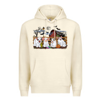 Sandshell halloween pigs Premium Hoodie - CowGirlArtShop