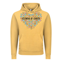 Vintage Mustard 100 days of school Vintage Hoodie - MaliasSmallBusiness