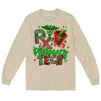 Mushroom christmas rx pharmacy tech Long Sleeve Tee - MaliasSmallBusiness