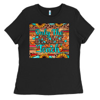 Black only the brave teach Ladies Tee - JahusDesignShop