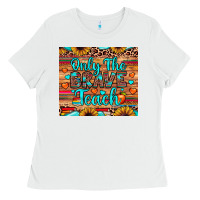 White only the brave teach Ladies Tee - JahusDesignShop