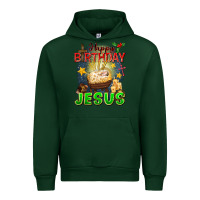 Forest Green happy birthday jesus Urban Hoodie - FaDigitalArtStudio