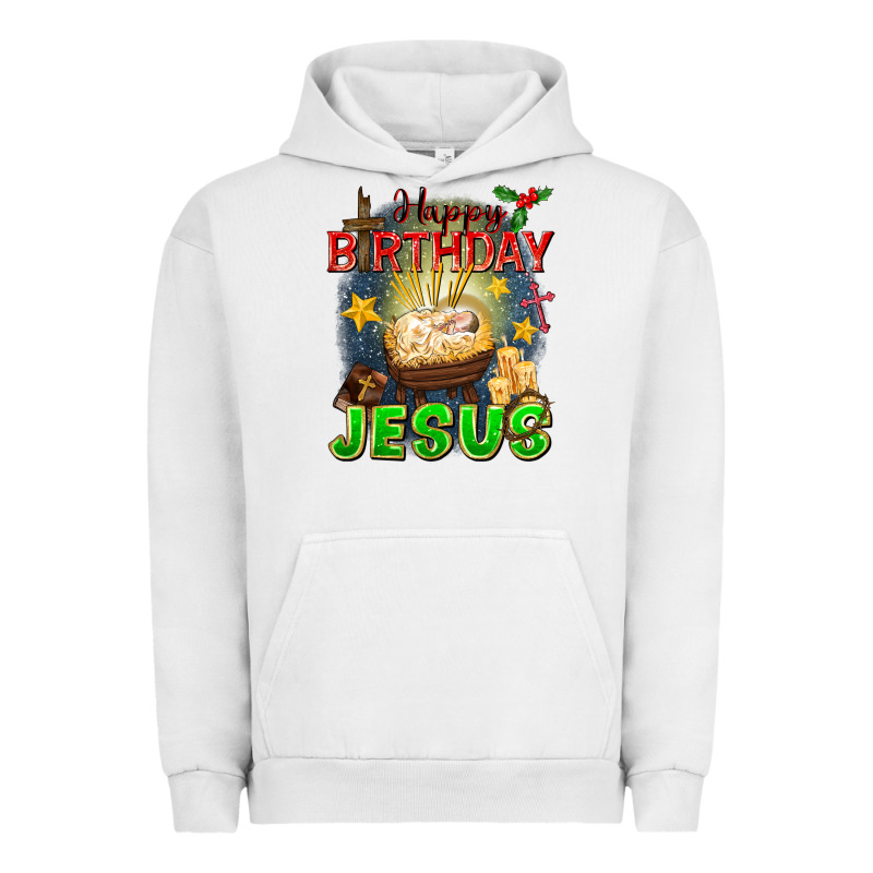 Happy Birthday Jesus Urban Hoodie by FaDigitalArtStudio | Teevron
