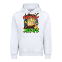 White happy birthday jesus Urban Hoodie - FaDigitalArtStudio