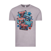 Vintage Zinc usa america cassette tapes Vintage Tee - MaliasSmallBusiness