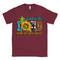 Burgundy trust in the lord with all your heart Classic Tee - NancyCooperArtShop
