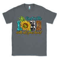 Charcoal Heather trust in the lord with all your heart Classic Tee - NancyCooperArtShop