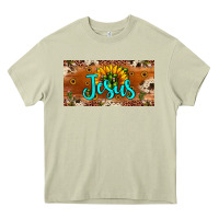 Mossy jesus Heavy Core Tee - JahusDesignShop