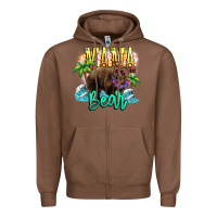 Chestnut Mama bear summer Zipper Hoodie - NancyCooperArtShop