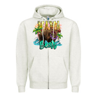 Oatmeal Heather Mama bear summer Zipper Hoodie - NancyCooperArtShop