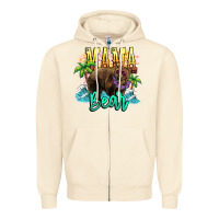 Sandshell Mama bear summer Zipper Hoodie - NancyCooperArtShop