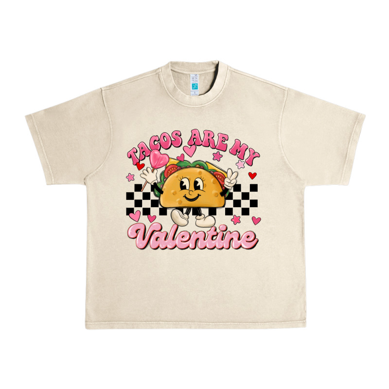 Tacos Are My Valentine Urban Heavy Tee by MaliasSmallBusiness | Teevron