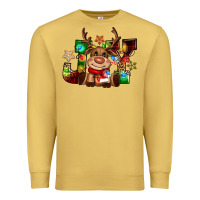 Reindeer Joy Christmas Premium Sweatshirt | Teevron