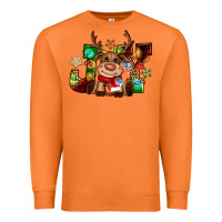 Carrot reindeer joy christmas Premium Sweatshirt - CowGirlArtShop