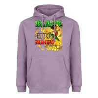 Lavender black girl magic Heavyweight Hoodie - CowGirlArtShop