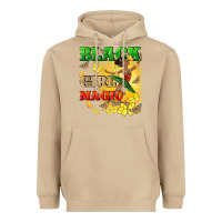 Mushroom black girl magic Heavyweight Hoodie - CowGirlArtShop