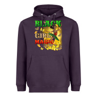 Plum black girl magic Heavyweight Hoodie - CowGirlArtShop