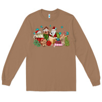Toasted Coconut santa coffee Long Sleeve Tee - MaliasSmallBusiness