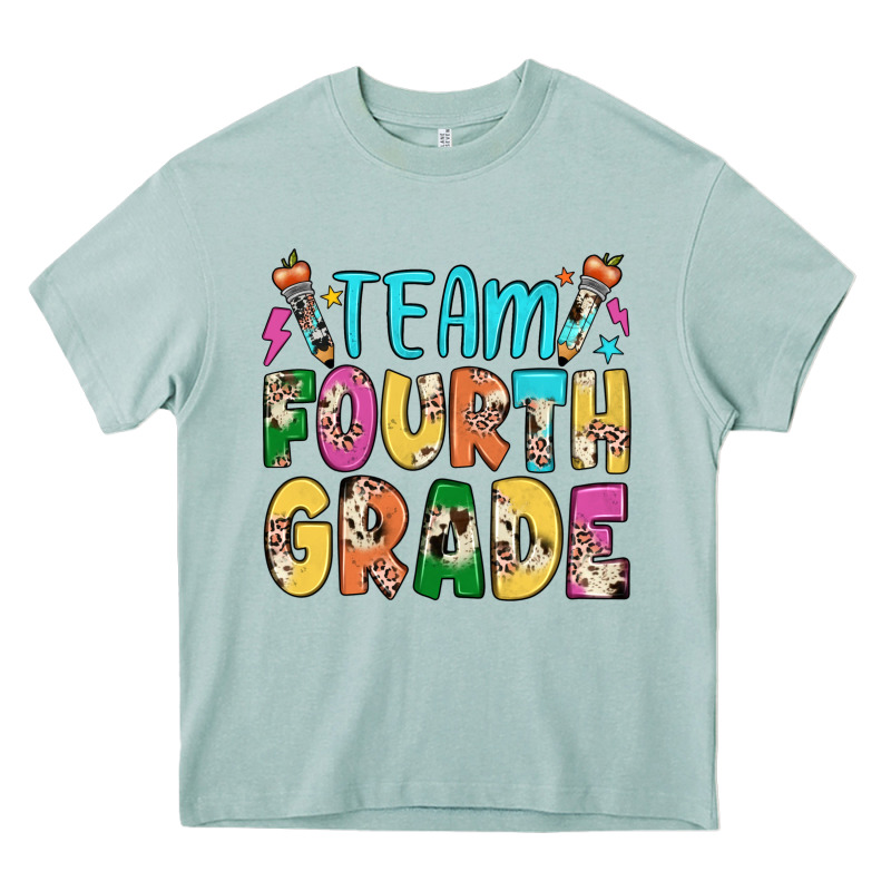 Team Fourth Grade Heavy Core Tee by JahusDesignShop | Teevron