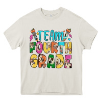 Cream team fourth grade Heavy Core Tee - JahusDesignShop