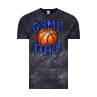 Cloud Black game day basketball Vintage Tee - MaliasSmallBusiness