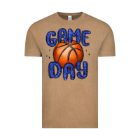 Vintage Coffee game day basketball Vintage Tee - MaliasSmallBusiness