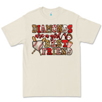Diamonds Are A Girl's Best Friend Baseball Premium Tee | Teevron