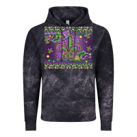 Cloud Black mardi gras fleur de lis Vintage Hoodie - MaliasSmallBusiness