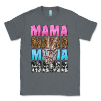 Charcoal Heather mama skeleton peace leopard pattern Classic Tee - NancyCooperArtShop