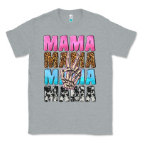 Heather Grey mama skeleton peace leopard pattern Classic Tee - NancyCooperArtShop