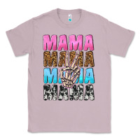 Lilac mama skeleton peace leopard pattern Classic Tee - NancyCooperArtShop