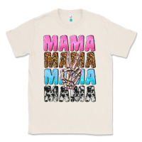 Natural mama skeleton peace leopard pattern Classic Tee - NancyCooperArtShop
