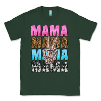 Sports Green mama skeleton peace leopard pattern Classic Tee - NancyCooperArtShop