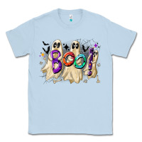 Dusty Blue boo Classic Tee - CowhideDigitalArt