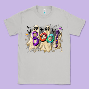 Boo Classic Tee Designed By Cowhidedigitalart