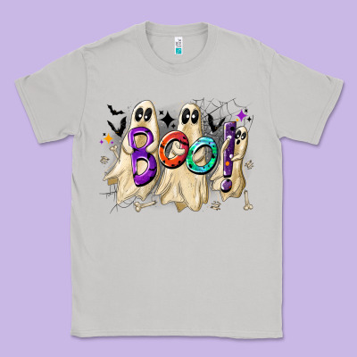 Boo Classic Tee Designed By Cowhidedigitalart