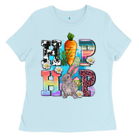 Hip Hop Easter Rabbit Ladies Tee | Teevron