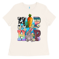 Bone hip hop easter rabbit Ladies Tee - AdoDesignShop