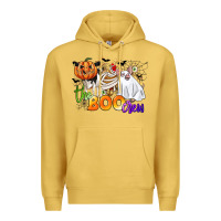Antique Gold the boo crew Premium Hoodie - CowGirlArtShop