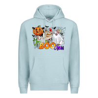 Blue Mist the boo crew Premium Hoodie - CowGirlArtShop