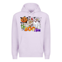 Lilac the boo crew Premium Hoodie - CowGirlArtShop