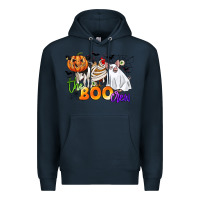 Navy the boo crew Premium Hoodie - CowGirlArtShop