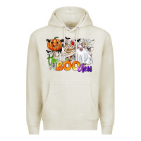 Oatmeal Heather the boo crew Premium Hoodie - CowGirlArtShop