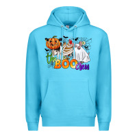 Ocean Blue the boo crew Premium Hoodie - CowGirlArtShop
